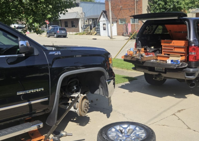 this image shows tire service in Goodyear, AZ